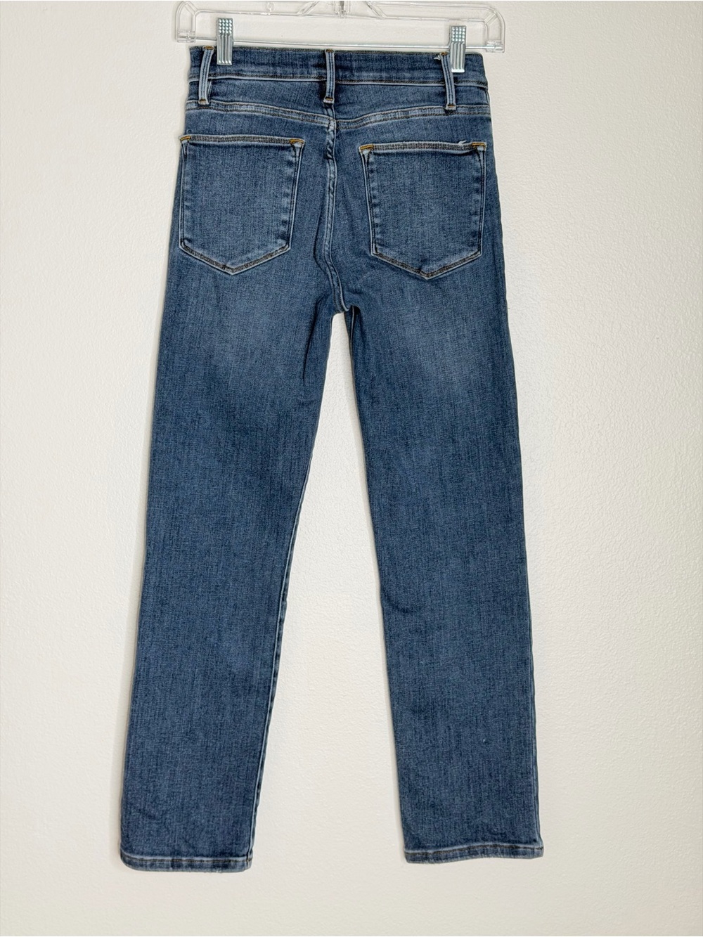 Frame Le High Ankle Straight Leg Jeans Strech Size 25 - Picture 4 of 15